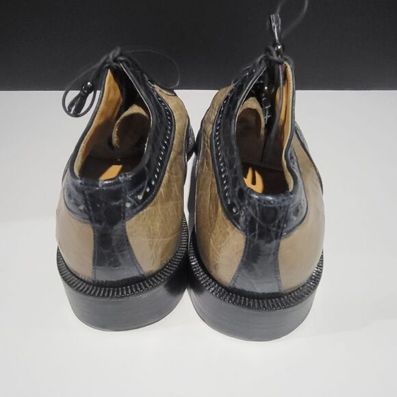 M Collection Men's Genuine Alligator Italian Shoes - Picture 5 of 12